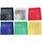 6 Pack Cotton Paisley Bandanas Multi-Purpose Accessories Everyday Use